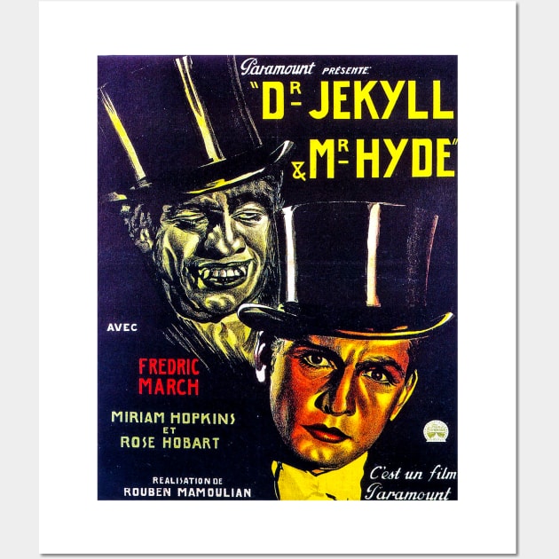 dr jekyll mr. hyde Wall Art by UNDER THE QUARTER